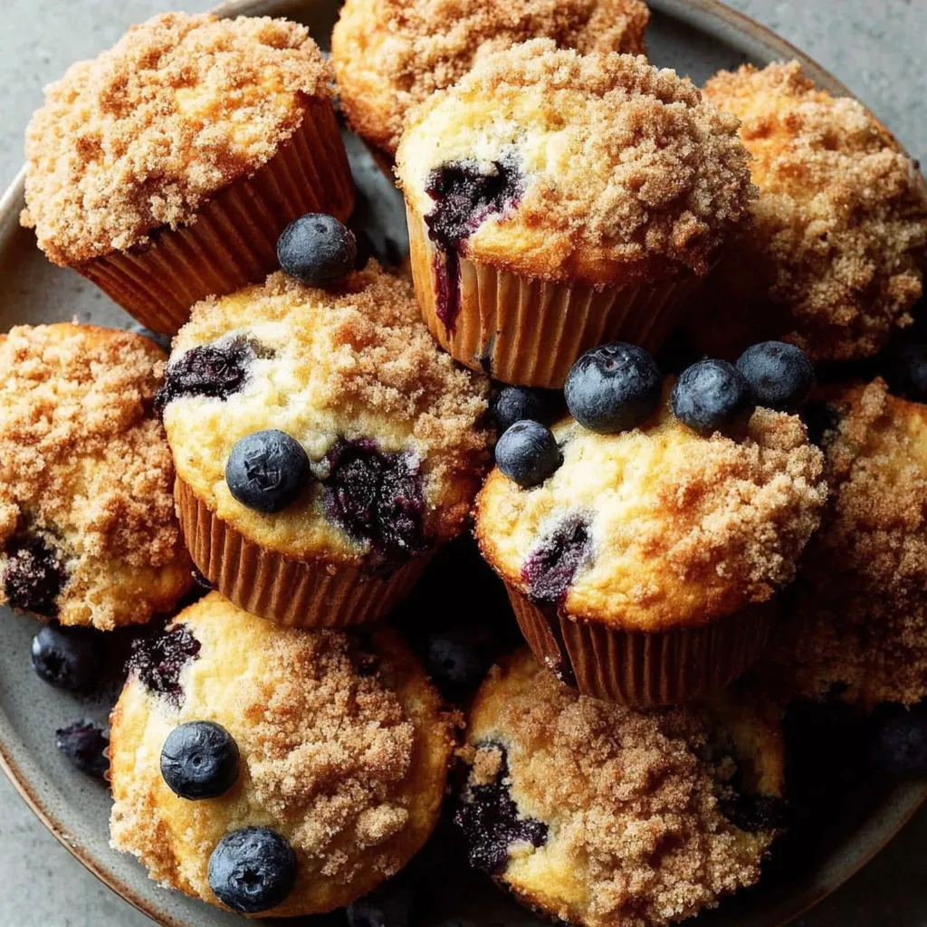Blueberry Crumble Muffins