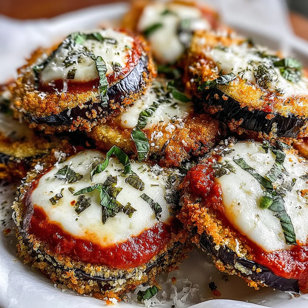 Crispy Baked Eggplant Parmesan