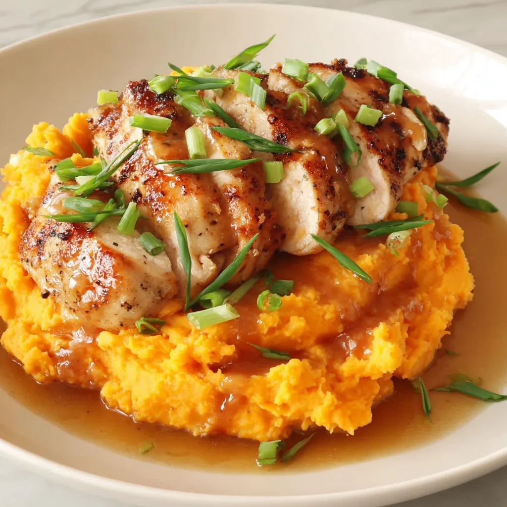 Maple-Glazed Chicken with Sweet Potatoes