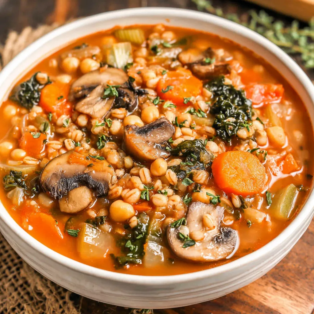 Vegetable Barley Soup (Vegan & Protein-Rich)