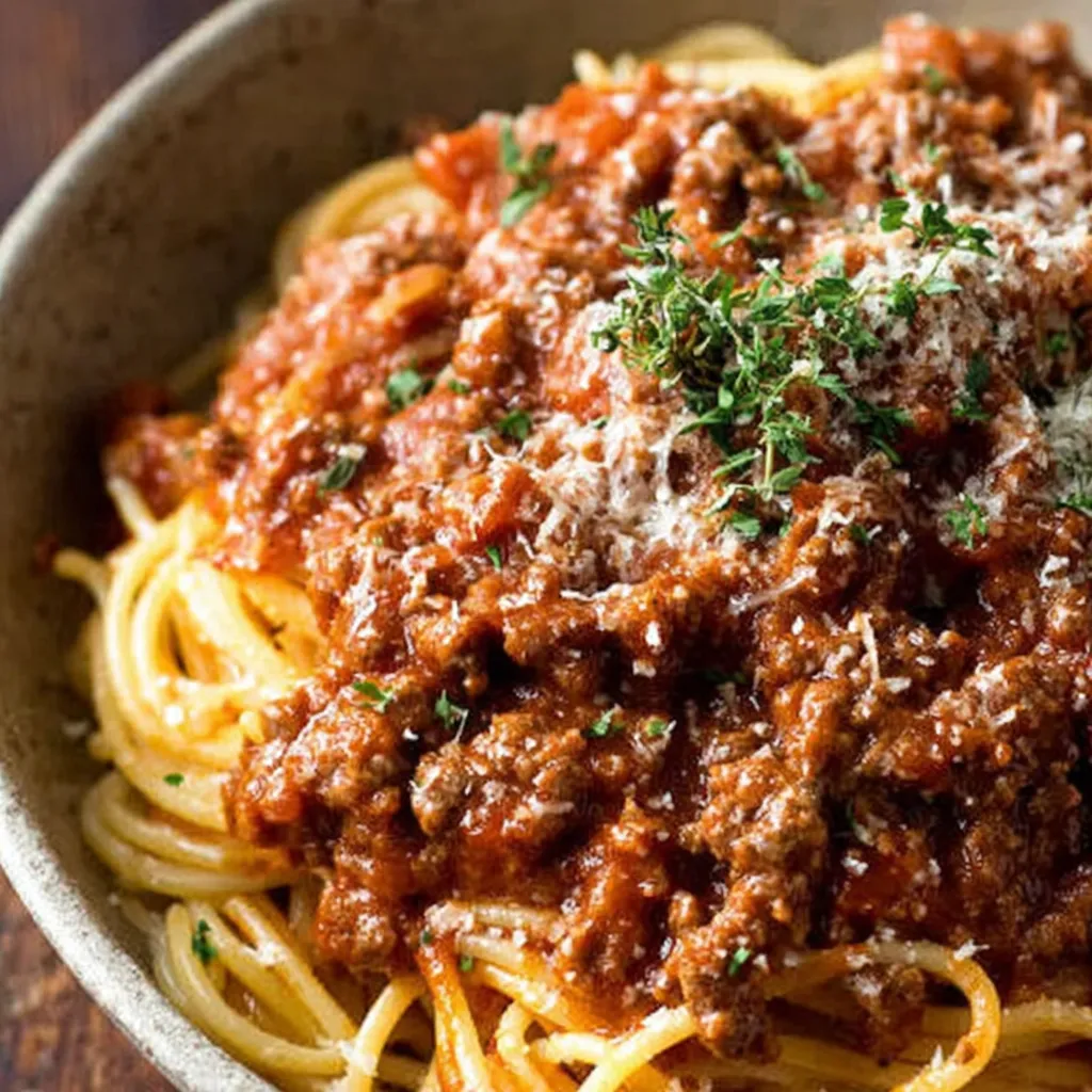 Classic Spaghetti Bolognese