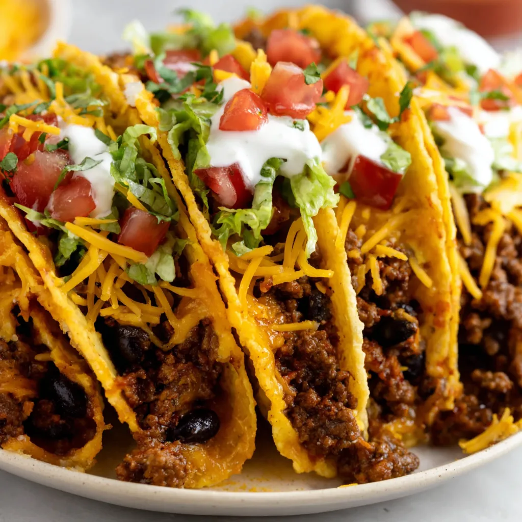 Crispy Baked Tacos (Stand 'N Stuff Method)