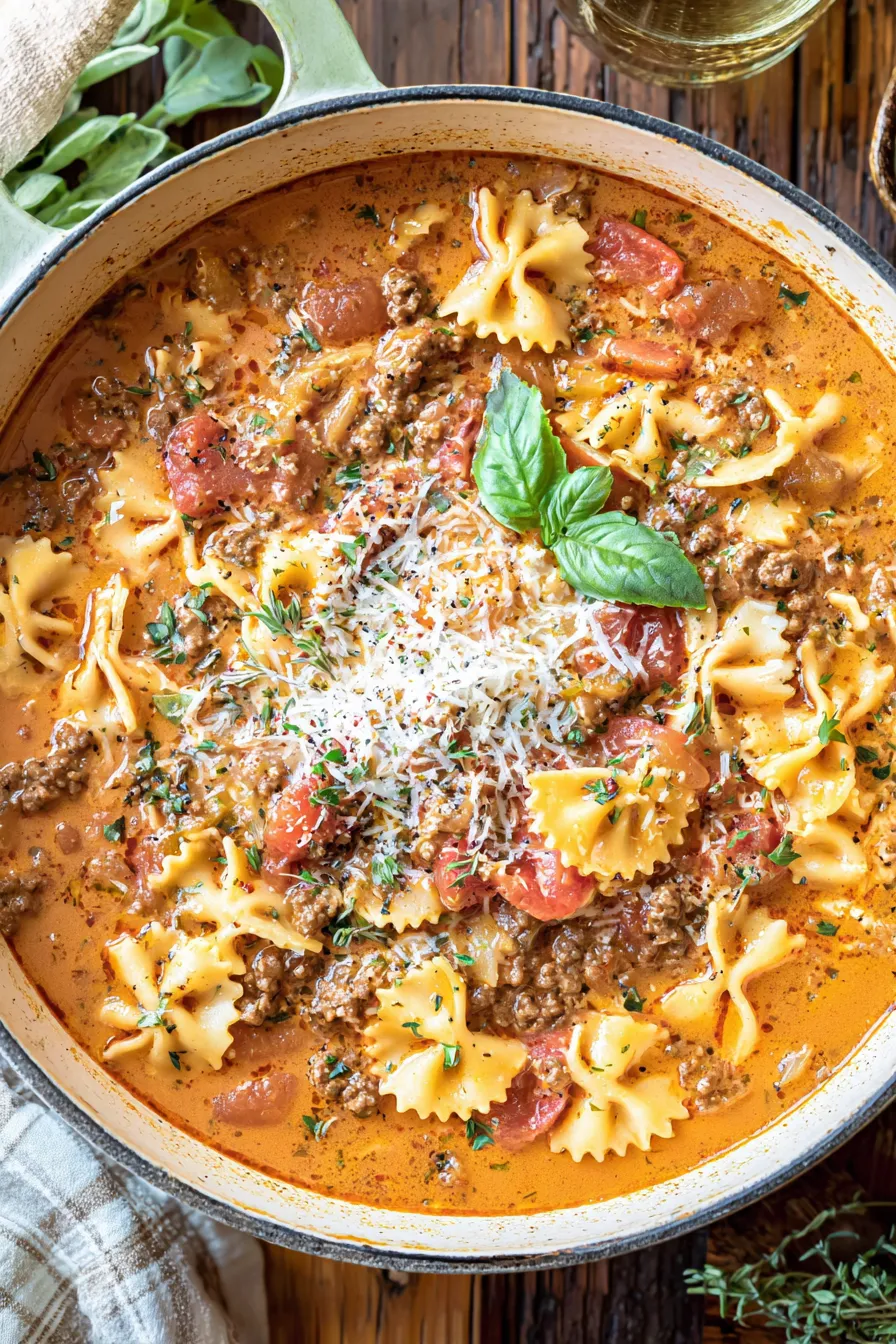 Chopped vegetables and aromatics for soup