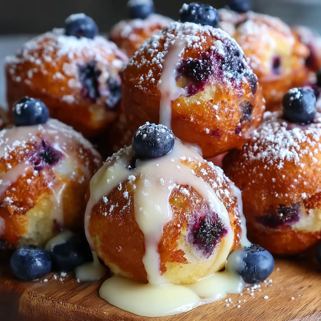 Baked Blueberry Fritter Bites