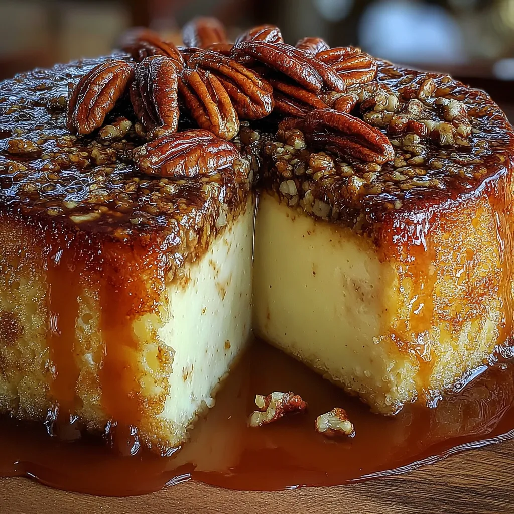 Crème Brûlée Caramel Pecan Cake