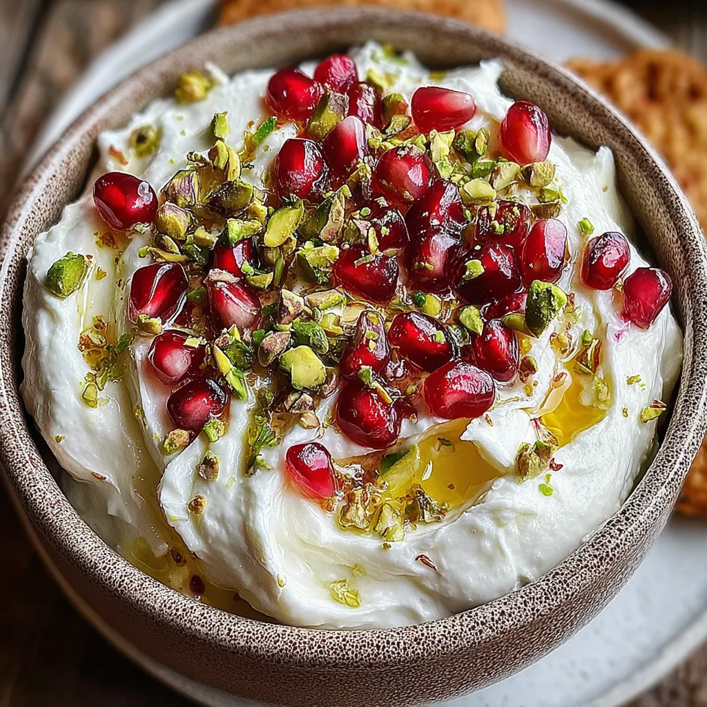 Pomegranate Pistachio Whipped Feta