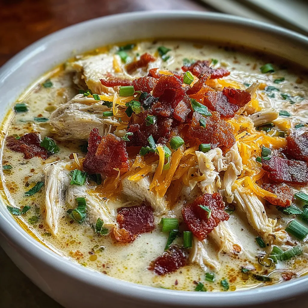 Creamy Chicken Bacon Soup
