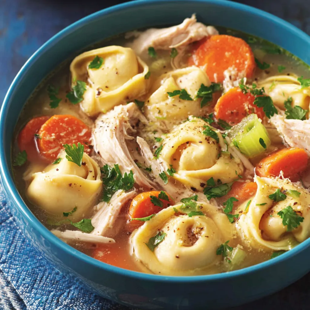 Chicken Tortellini Soup