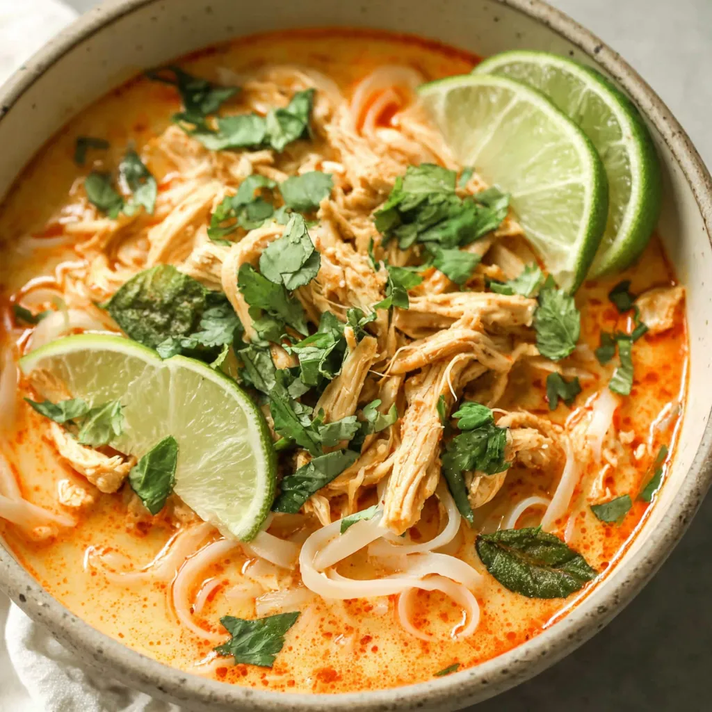 Easy Thai Chicken Curry Soup