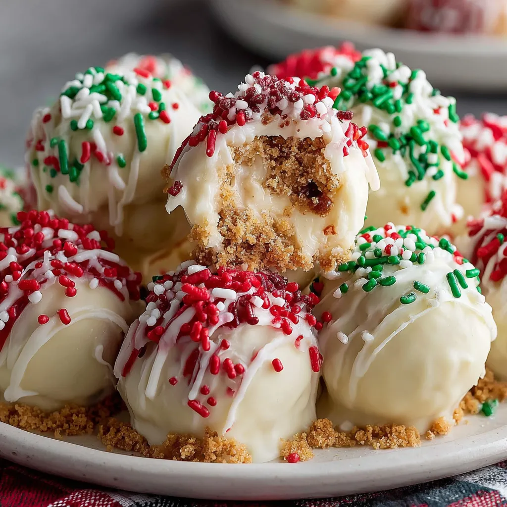 No-Bake Christmas Cheesecake Bites