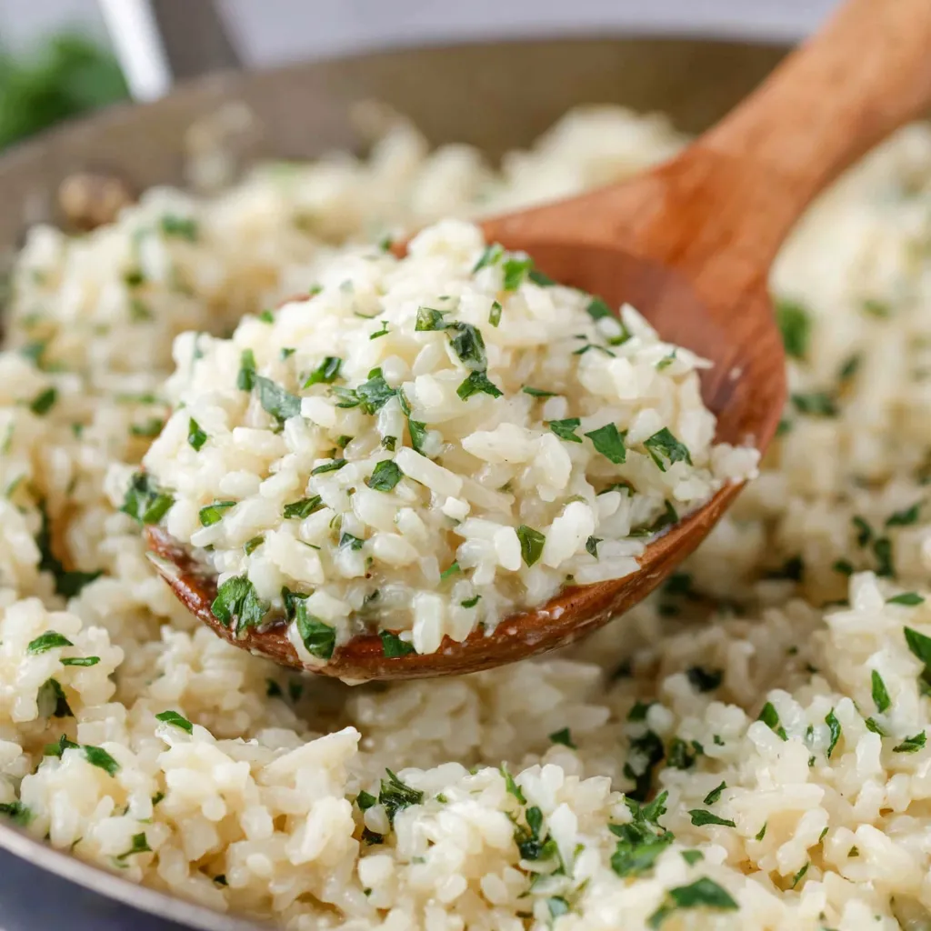 Easy Garlic Parmesan Risotto