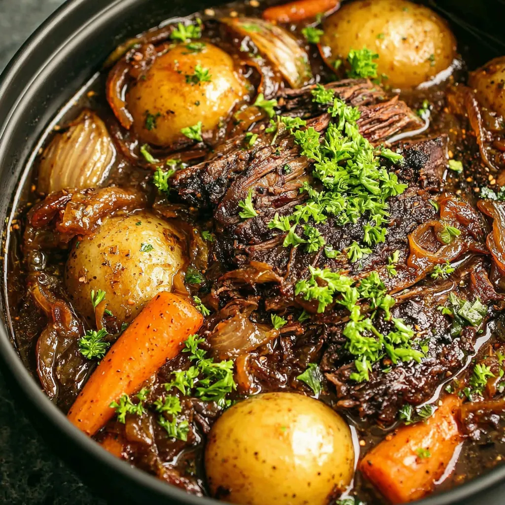 Crockpot French Onion Pot Roast