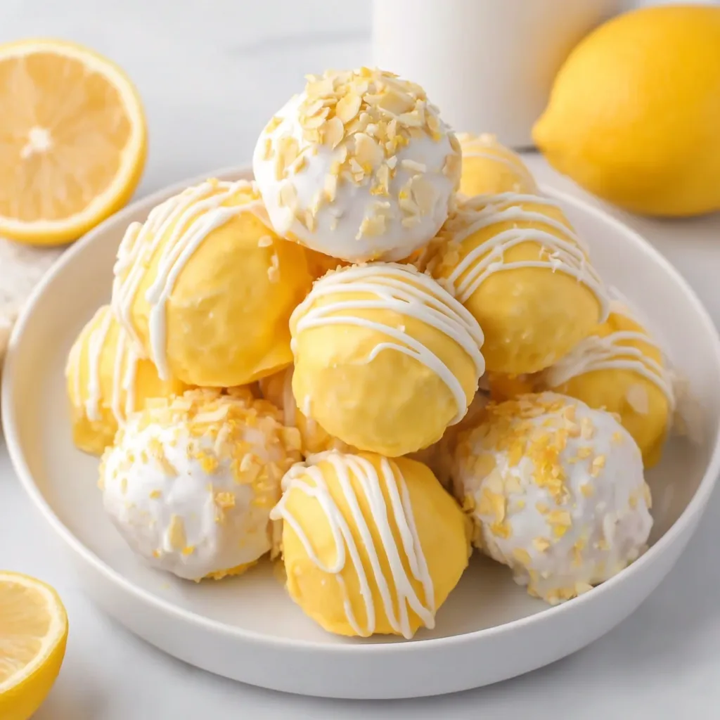 Lemon Cheesecake Bites