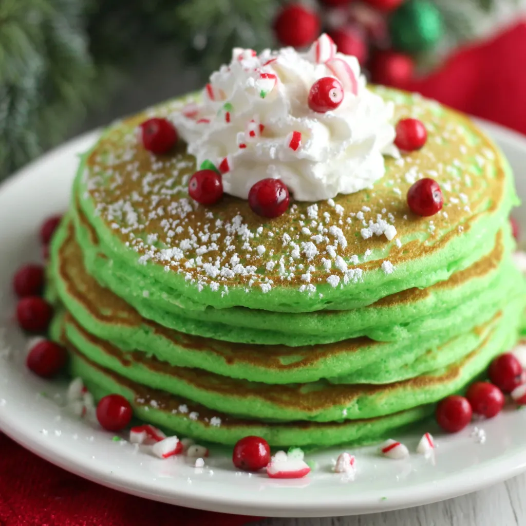 Grinch Pancakes