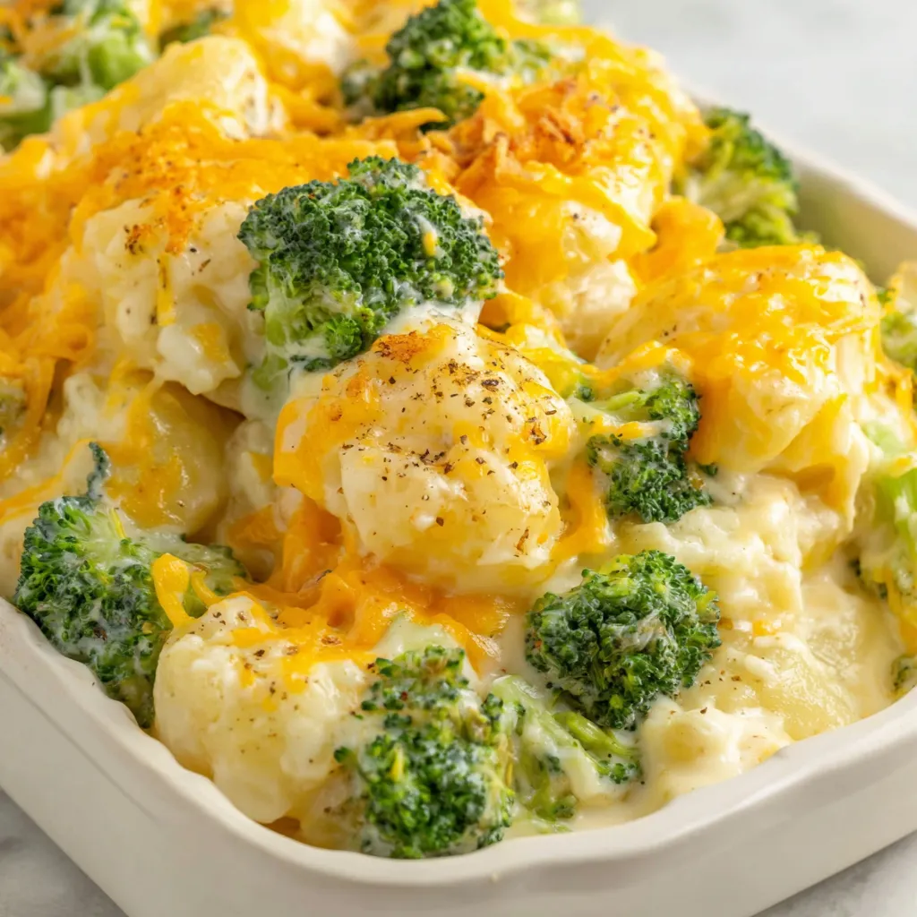 Creamy Potato Broccoli Casserole