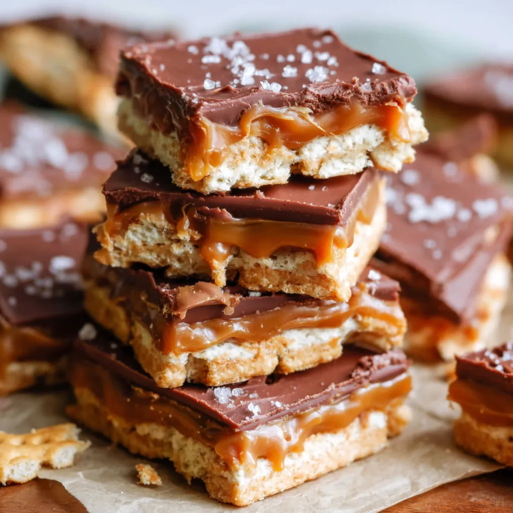 Caramel Cracker Bars