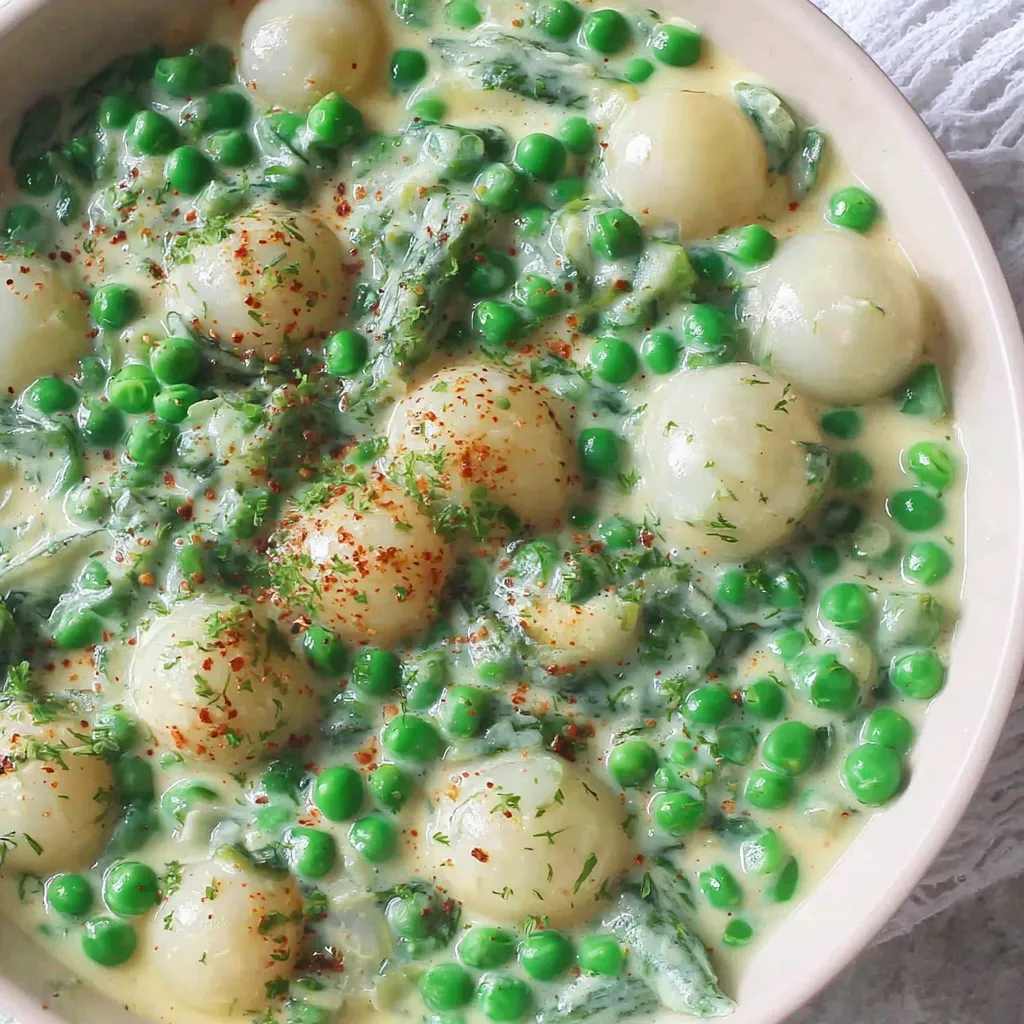 Easy Creamed Peas
