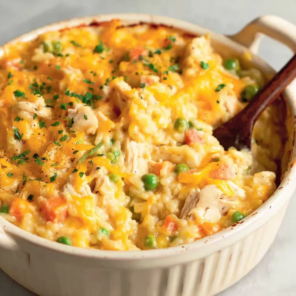 Easy Chicken and Rice Casserole