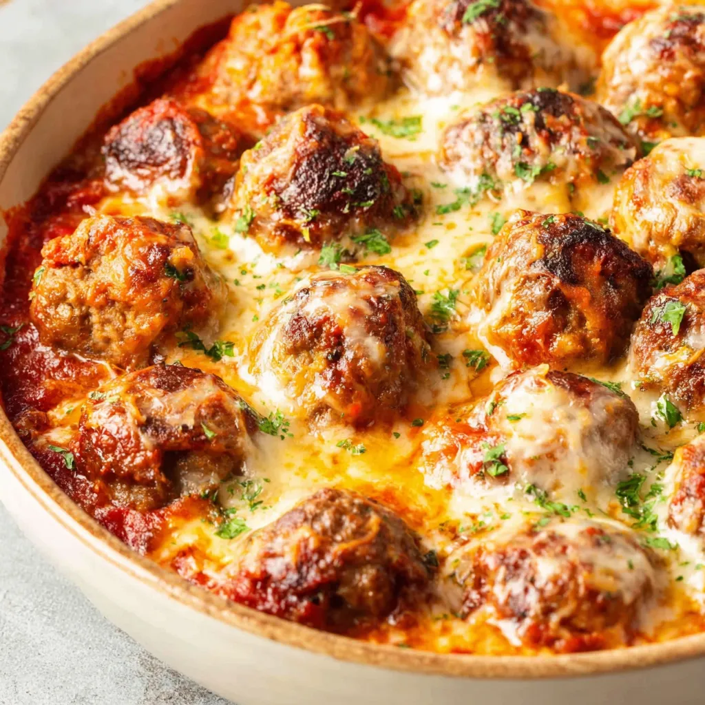 Easiest Baked Meatballs