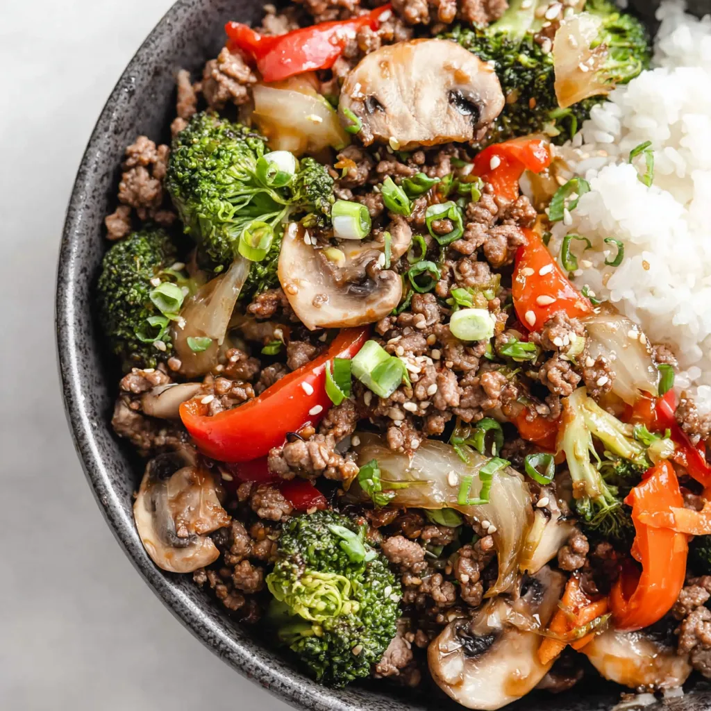 Ground Beef Stir Fry