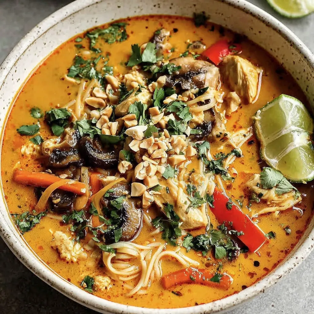 Slow Cooker Thai Chicken Soup