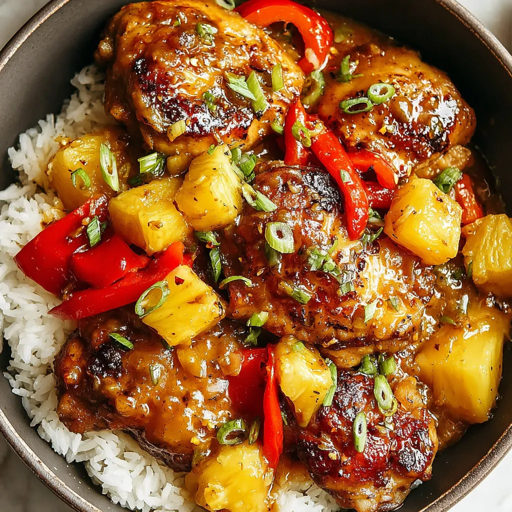 Crockpot Hawaiian Chicken