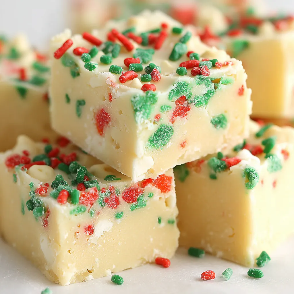 Christmas Sugar Cookie Fudge