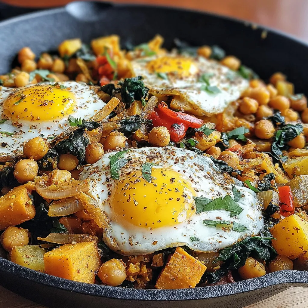 Chickpea Breakfast Hash with Veggies