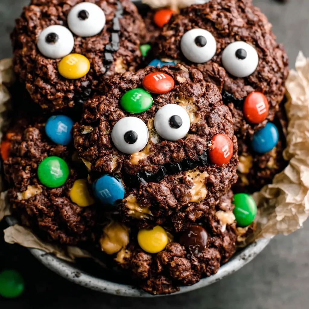Chocolate Monster Cookies