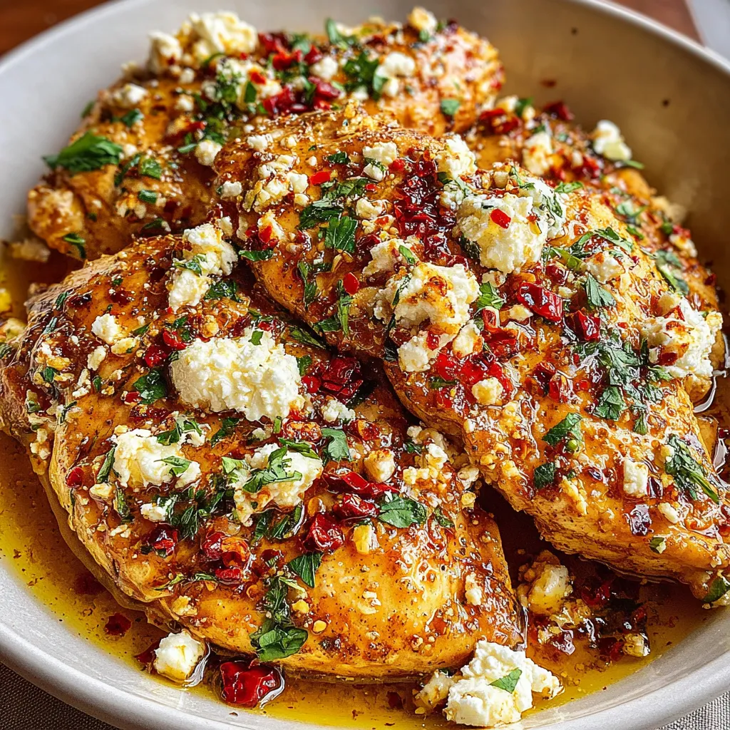Hot Honey Feta Chicken