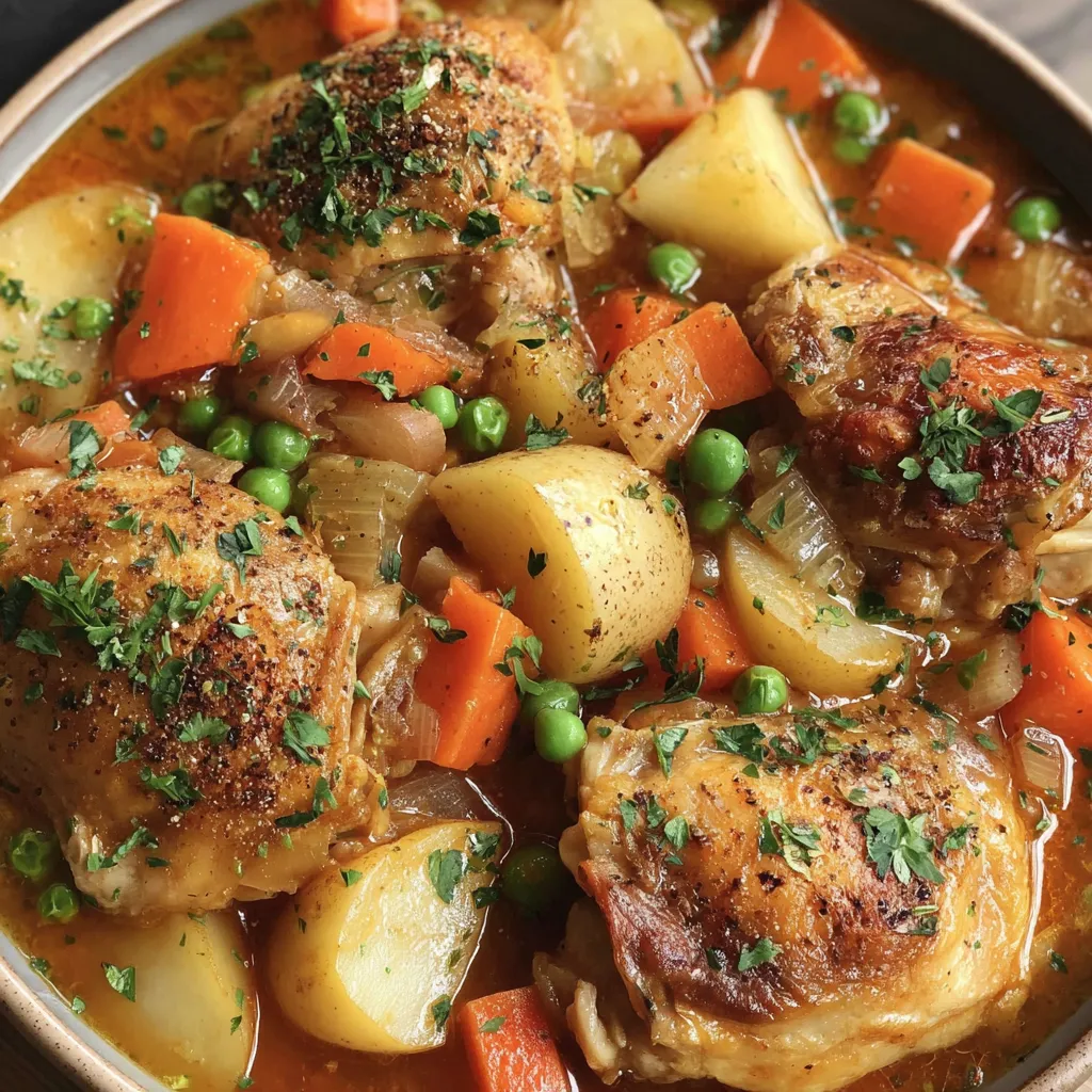 Slow Cooker Chicken Stew