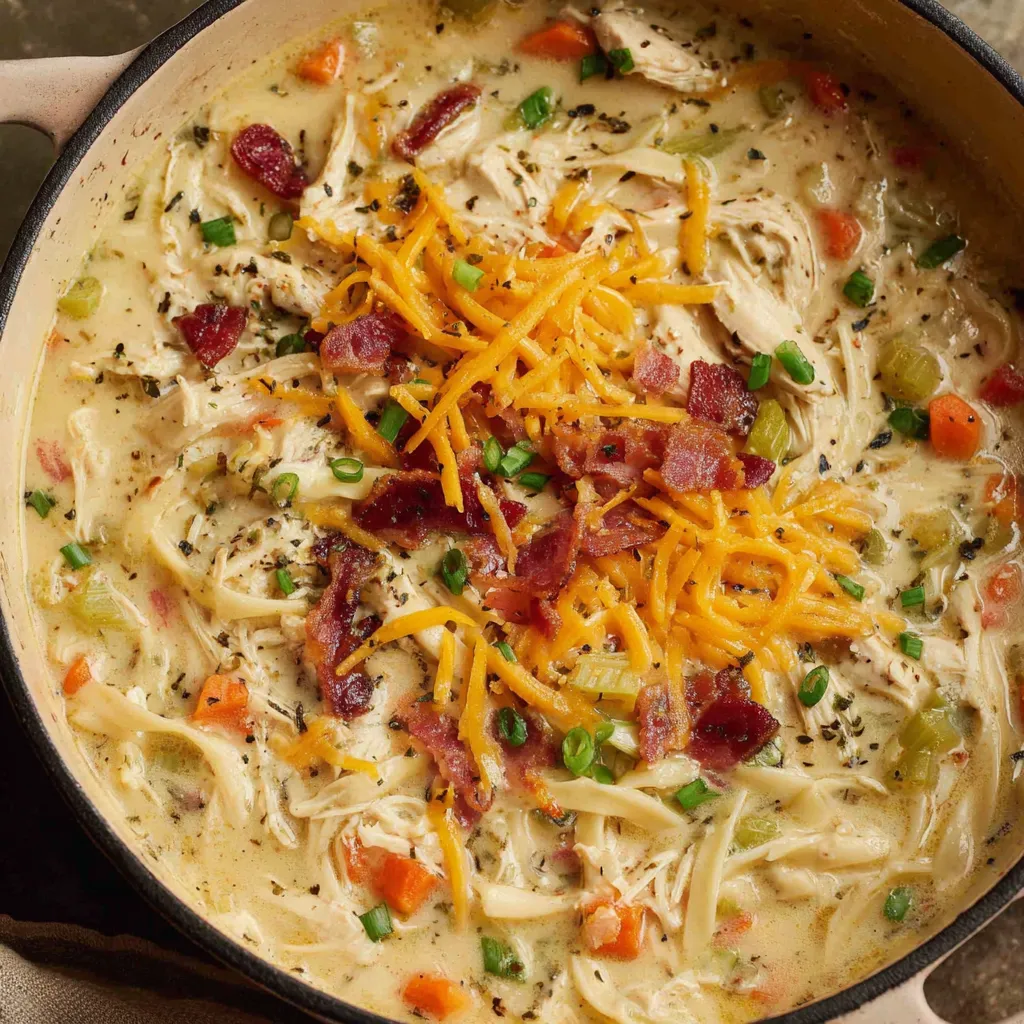 Crack Chicken Noodle Soup