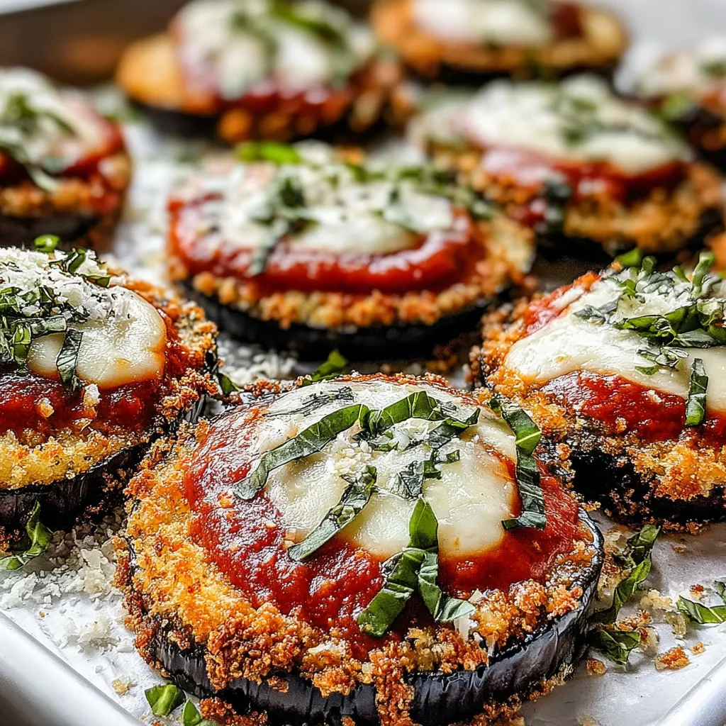 Crispy Baked Eggplant Parmesan