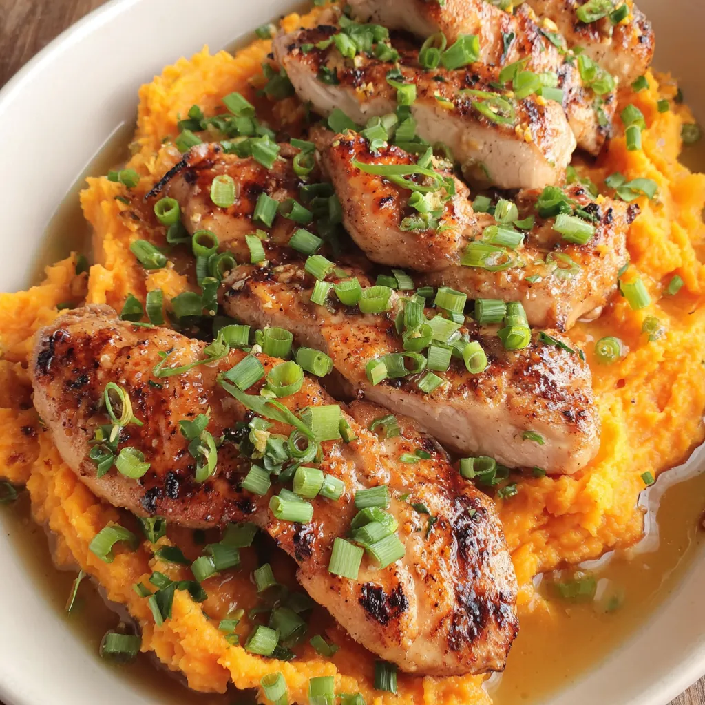 Maple-Glazed Chicken with Sweet Potatoes