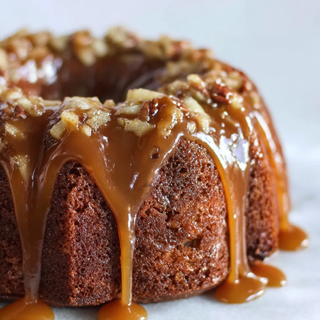 Caramel Apple Bundt Cake