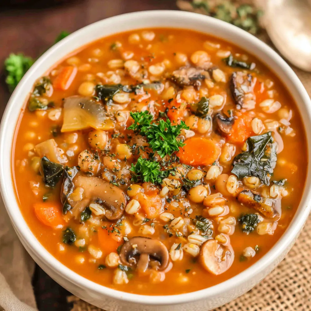 Vegetable Barley Soup (Vegan & Protein-Rich)