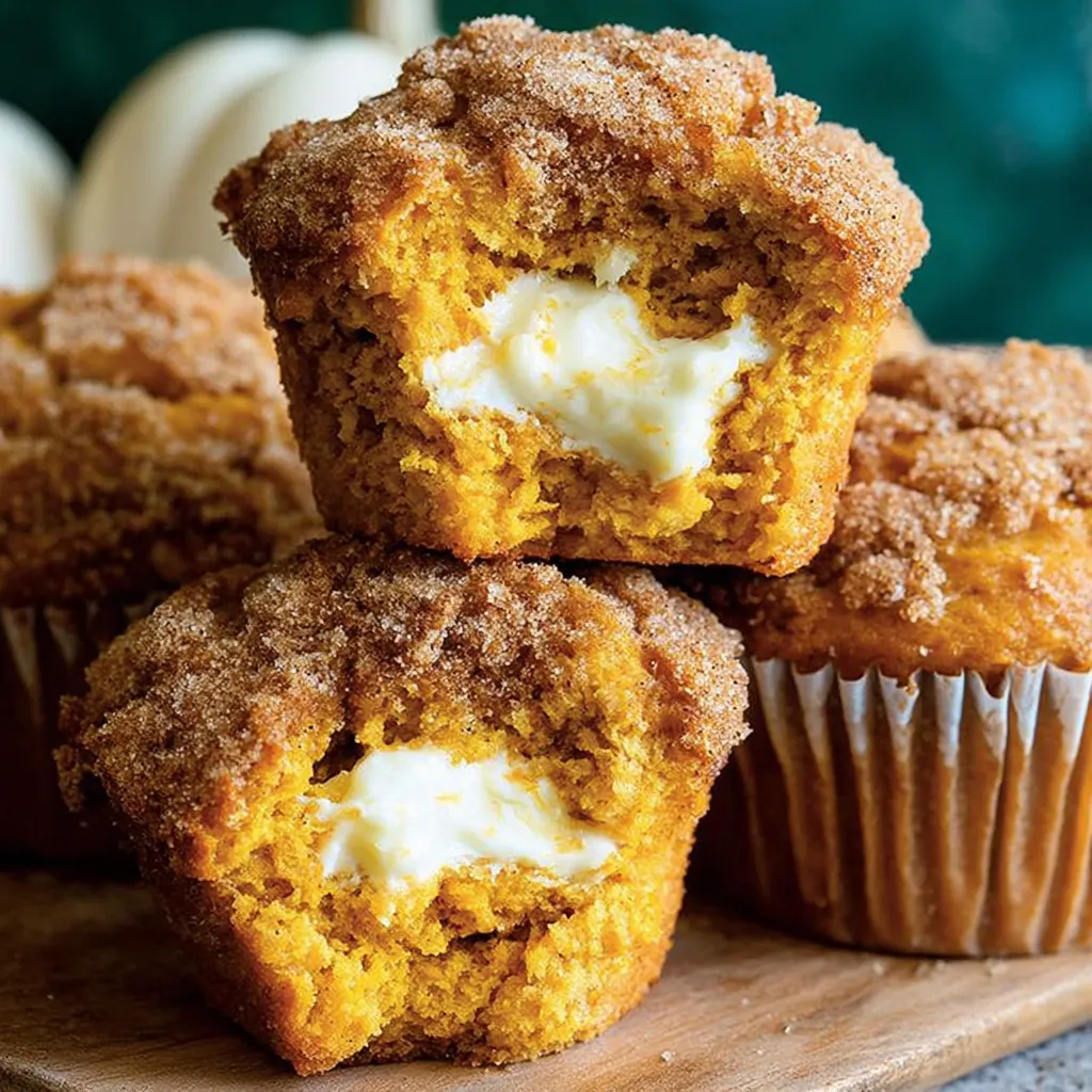 Pumpkin Cream Cheese Muffins