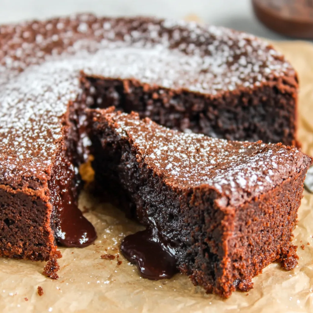Flourless Chocolate Fudge Cake