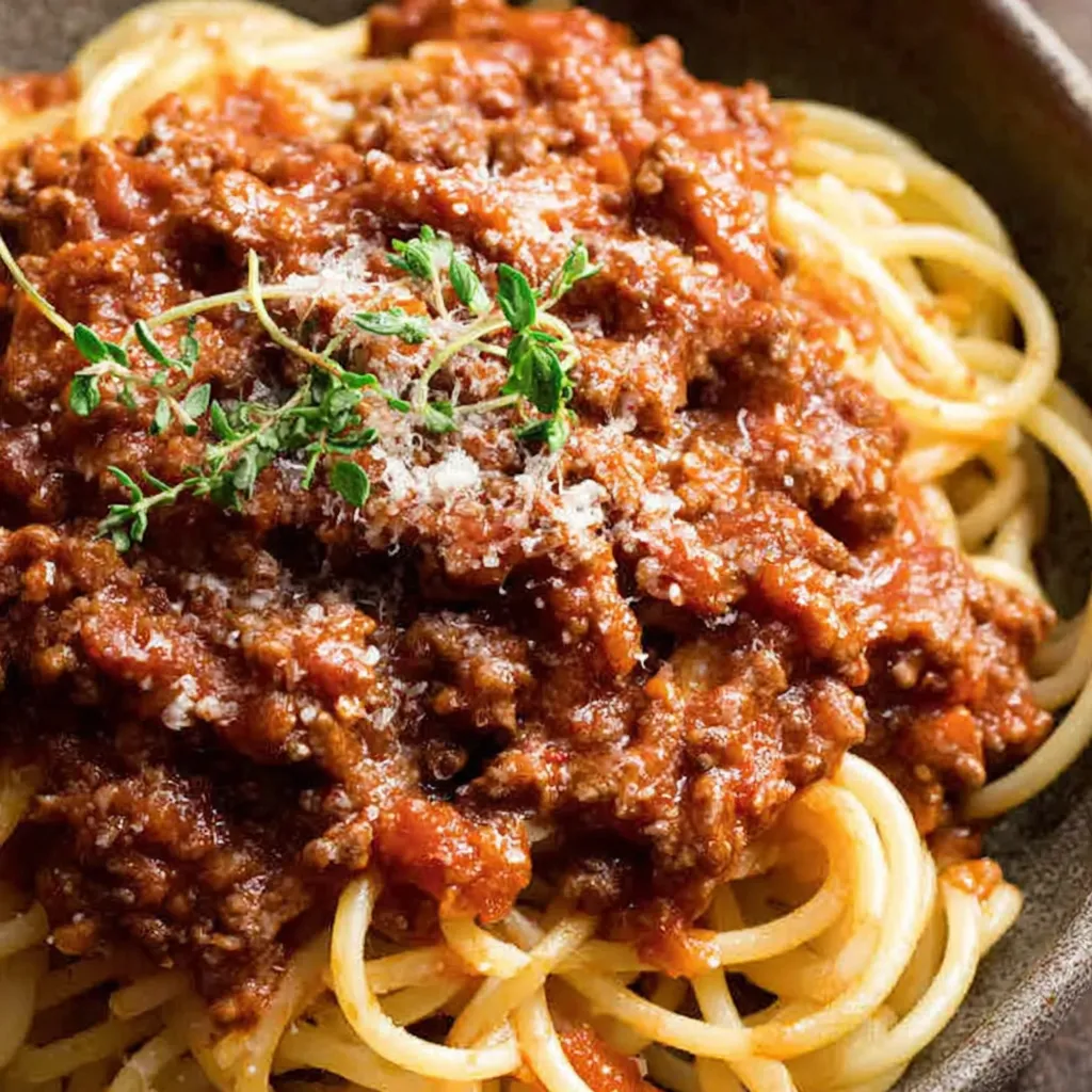 Classic Spaghetti Bolognese