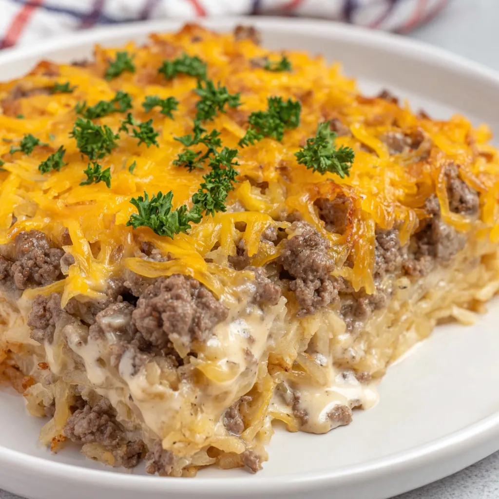 Hamburger Hashbrown Casserole