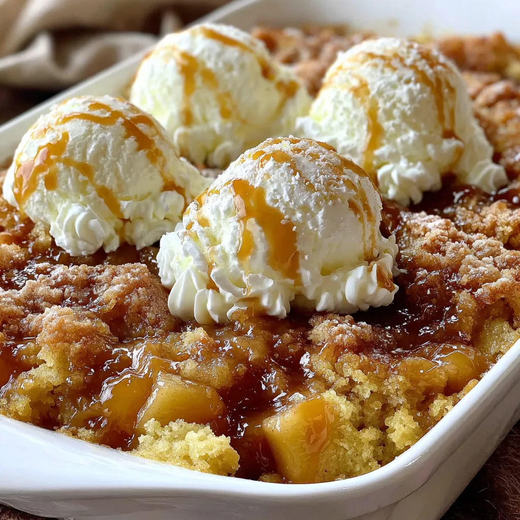 Caramel Apple Dump Cake