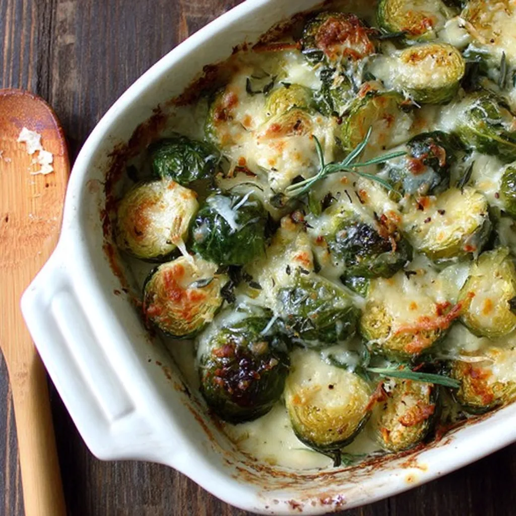 Brussels Sprouts Gratin