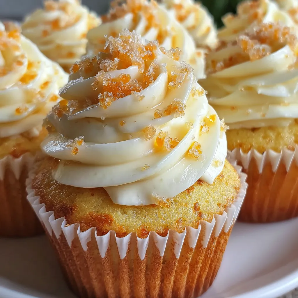 Cornbread Cupcakes with Honey Butter Frosting