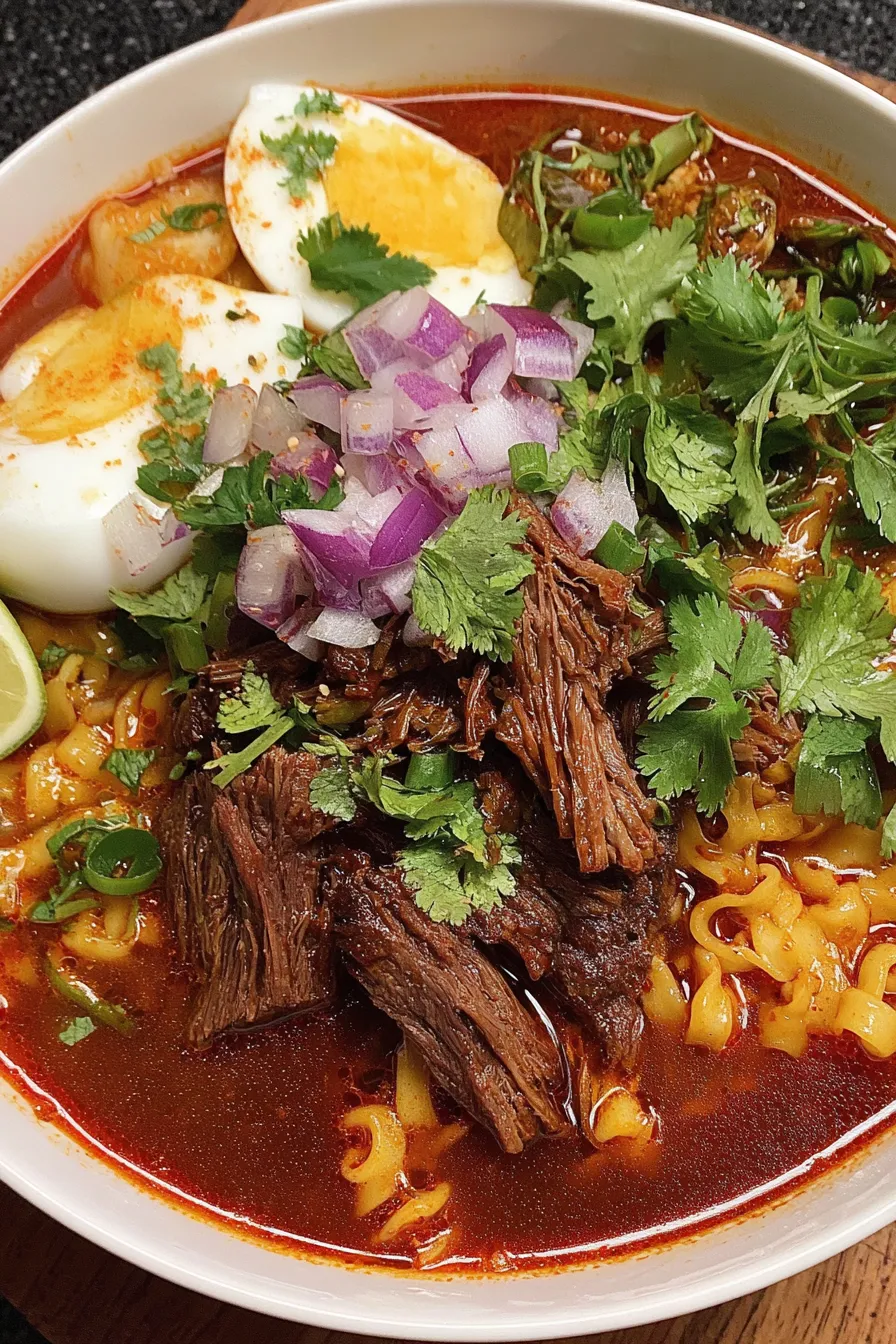 Preparing chiles and aromatics for birria