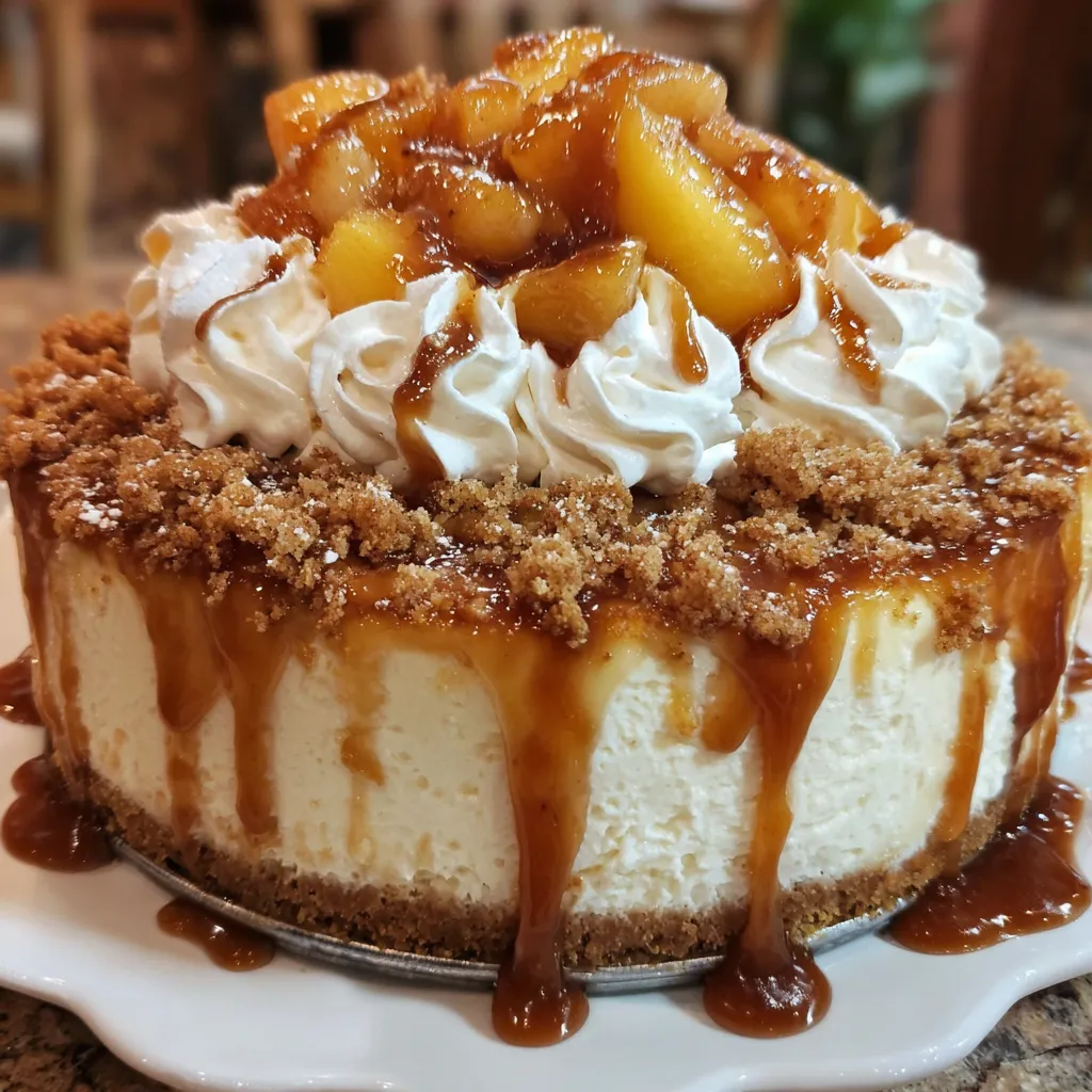 Peach Cobbler Cheesecake Fusion