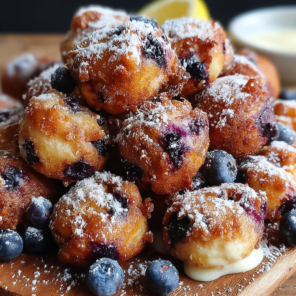 Baked Blueberry Fritter Bites