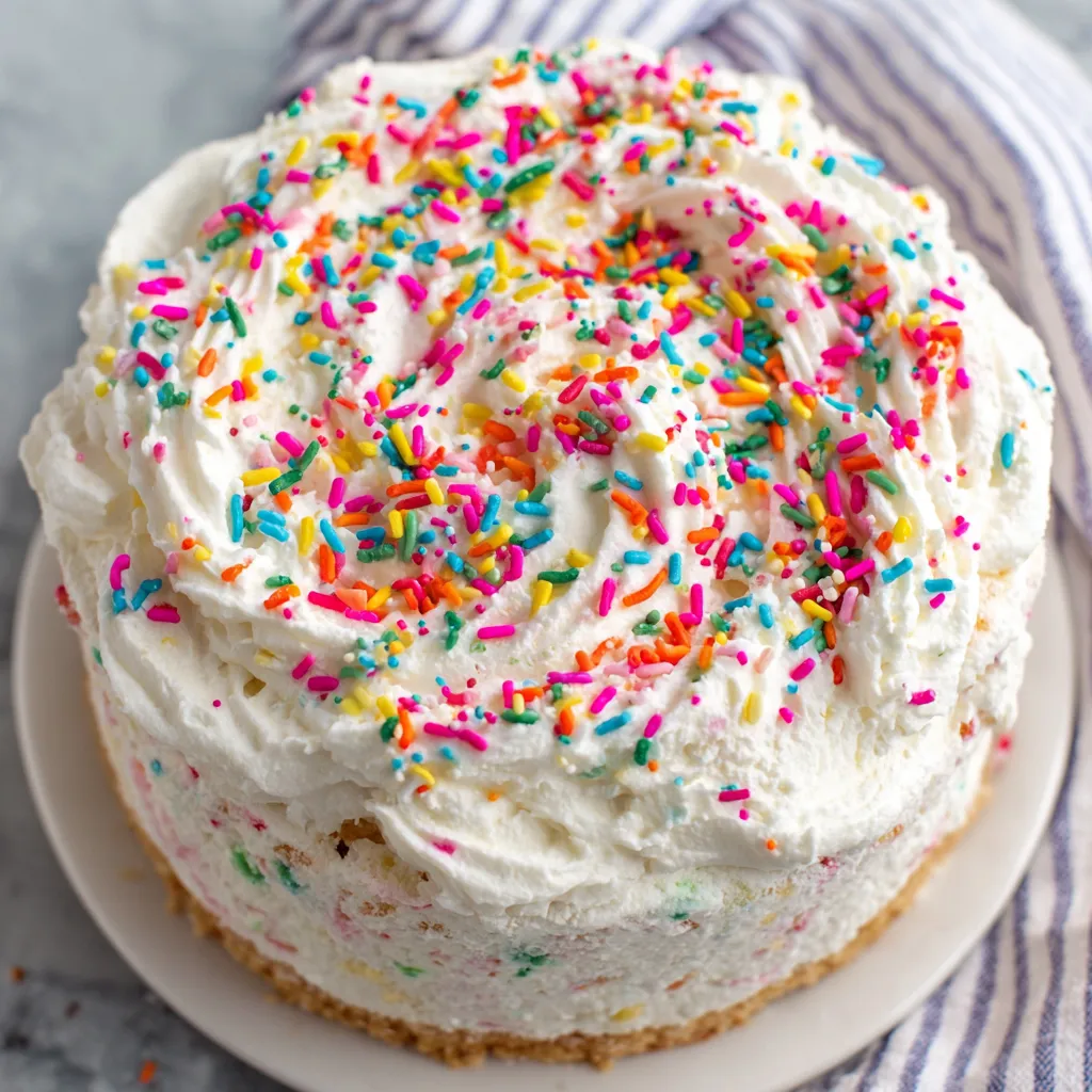 Funfetti Icebox Cake