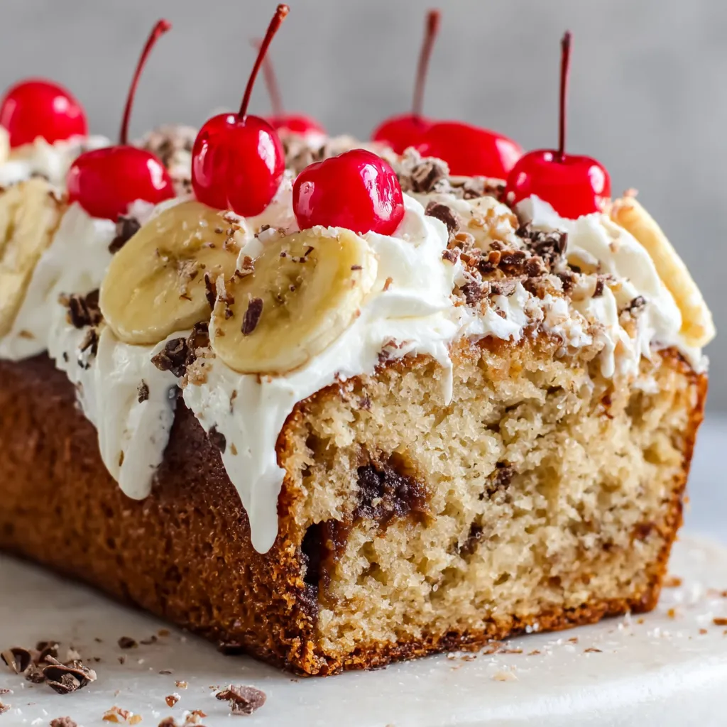 Rebel Float Frosted Banana Bread