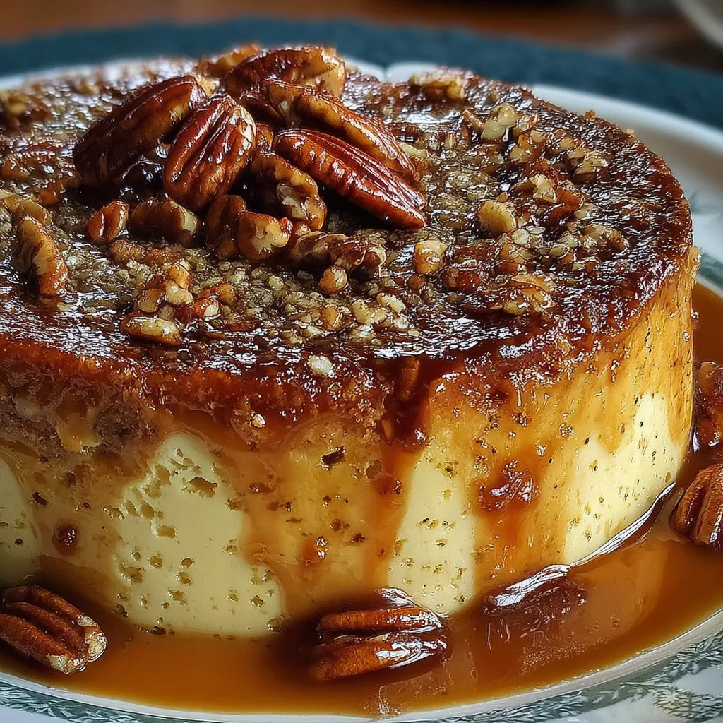 Crème Brûlée Caramel Pecan Cake