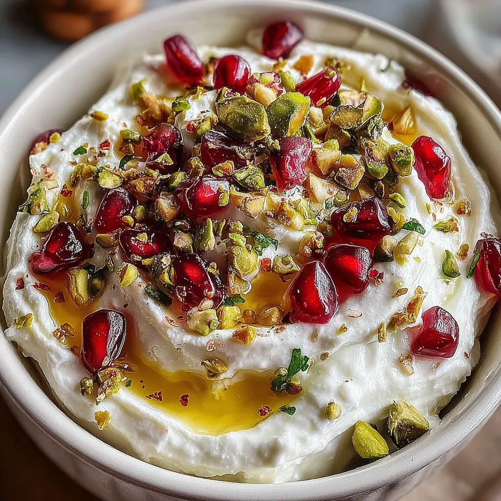 Pomegranate Pistachio Whipped Feta